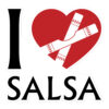 I Heart Salsa - Autocollant