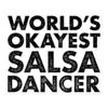 World's Okayest Salsa Dancer - Autocollant