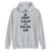 Keep Calm And Salsa On - Sweat à capuche pour homme