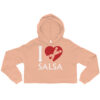I Heart Salsa - Sweat à capuche court