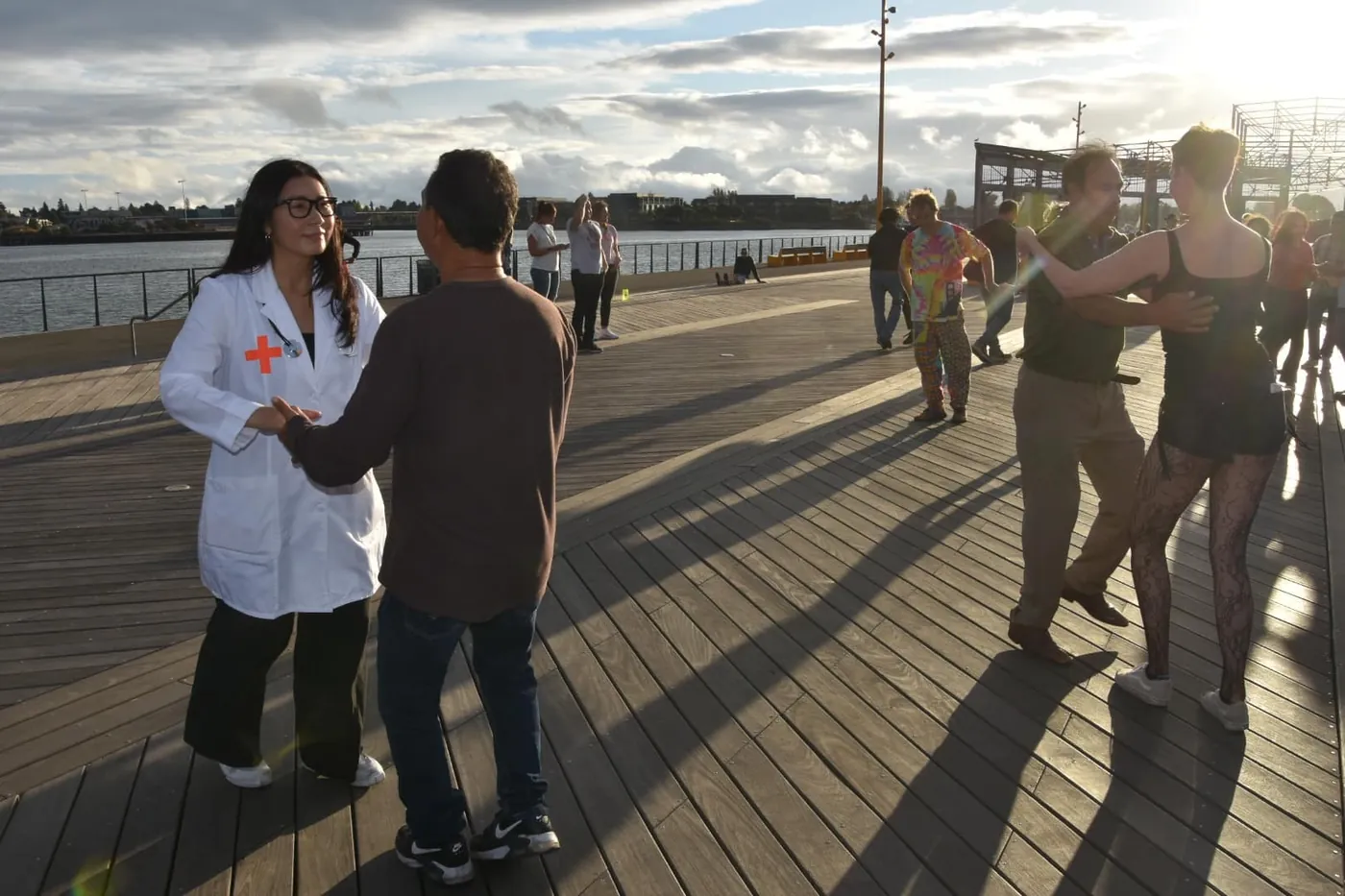 Salsa at Coney Island Boardwalk