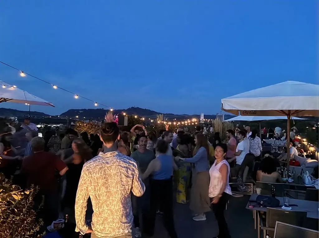 Salsabove Rooftop Party in Bern