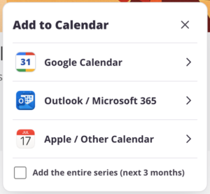 Add to Calendar