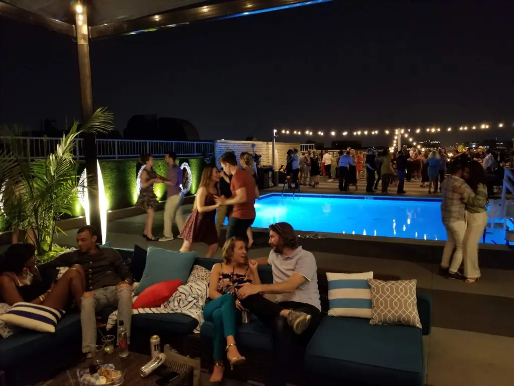 Embassy Row Rooftop Night in Havana Under the Stars