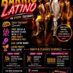 Barrio Latino at REVO Bangkok: Tuesday salsa and bachata classes with SJ and Latin party