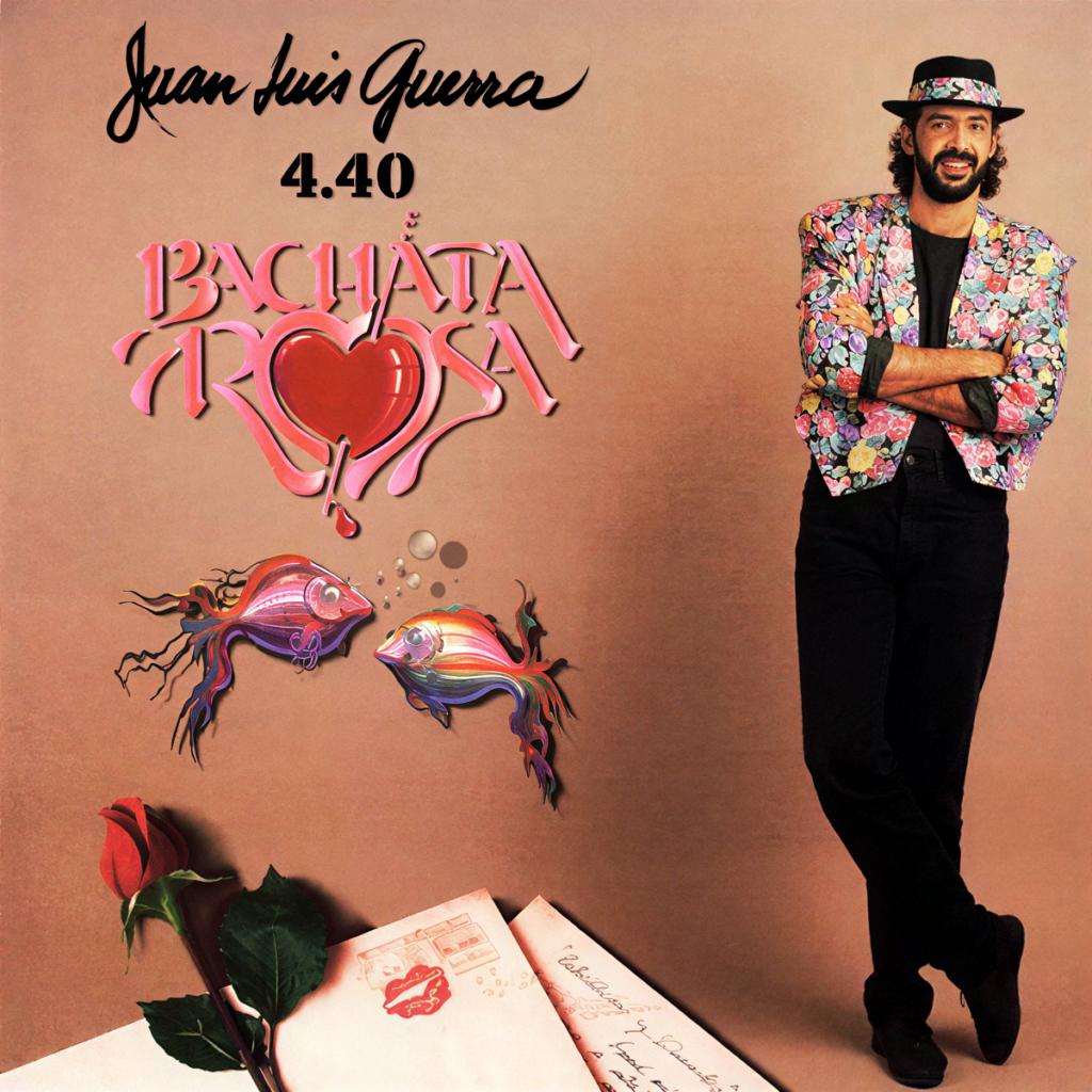 Copertina dell'album Bachata Rosa di Juan Luis Guerra