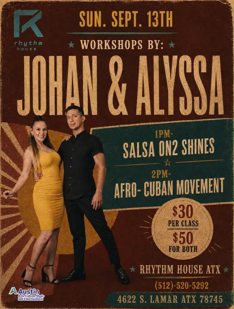Salsa-Workshops mit Johan & Alyssa