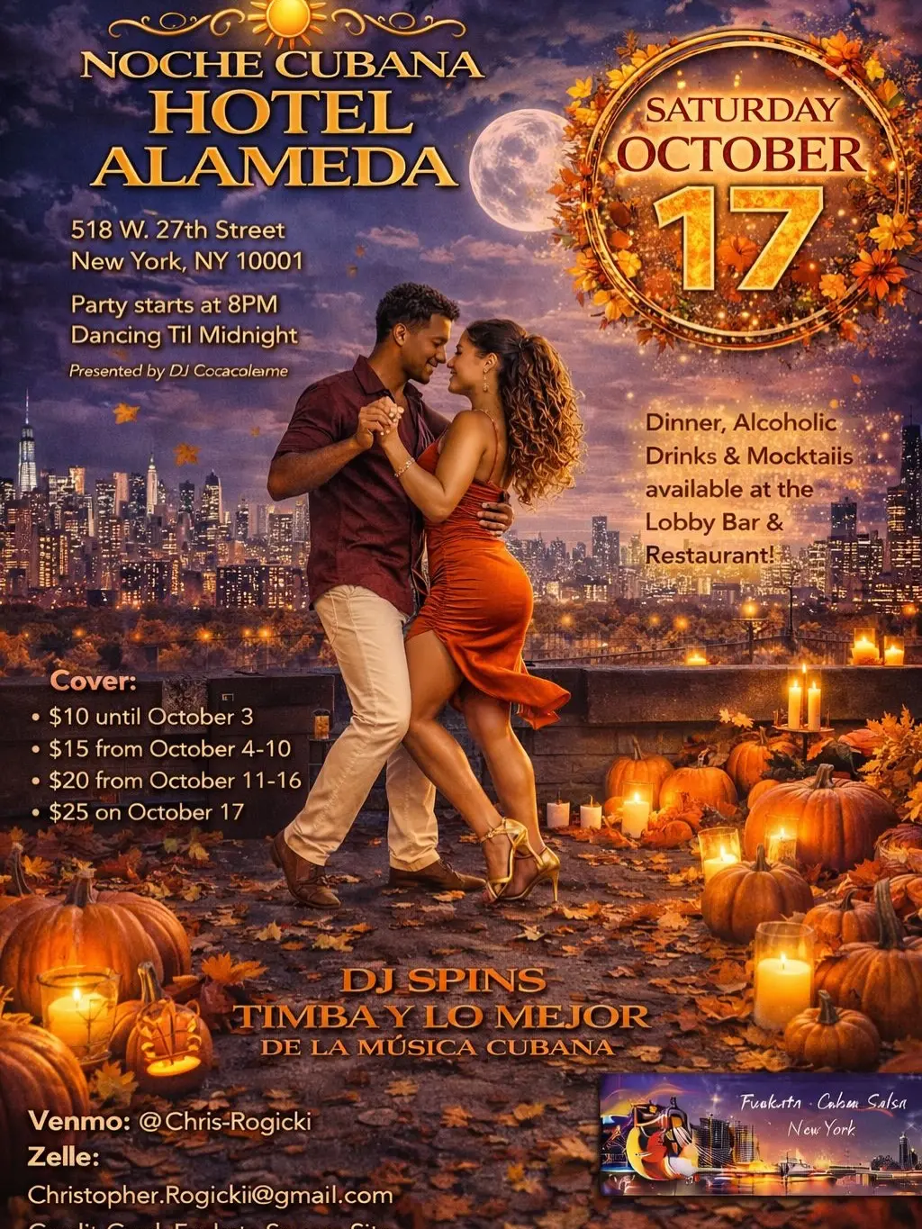 Salsa Noche Cubana im Hotel Alameda