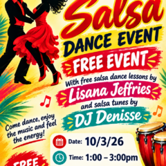Lezioni di Salsa gratuite e Social al Stonewood Center