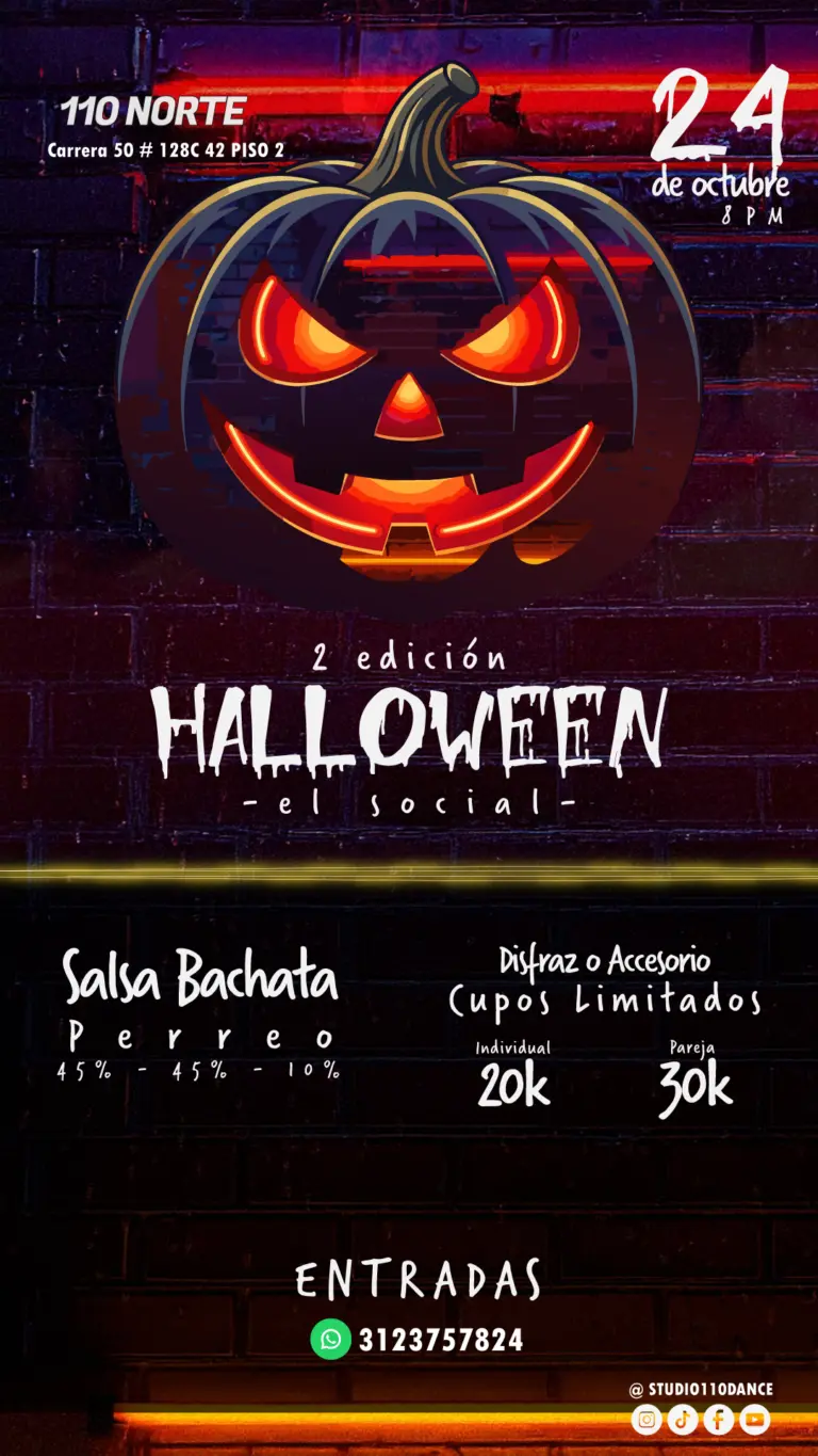 Halloween El Social im Studio 110 Norte