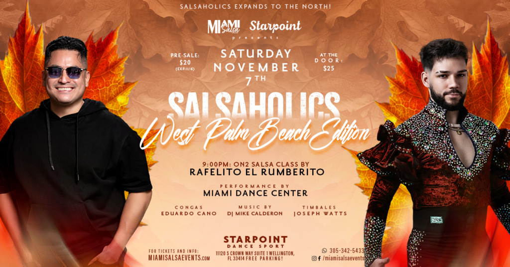 Salsaholics West Palm Beach Édition de Thanksgiving au Starpoint