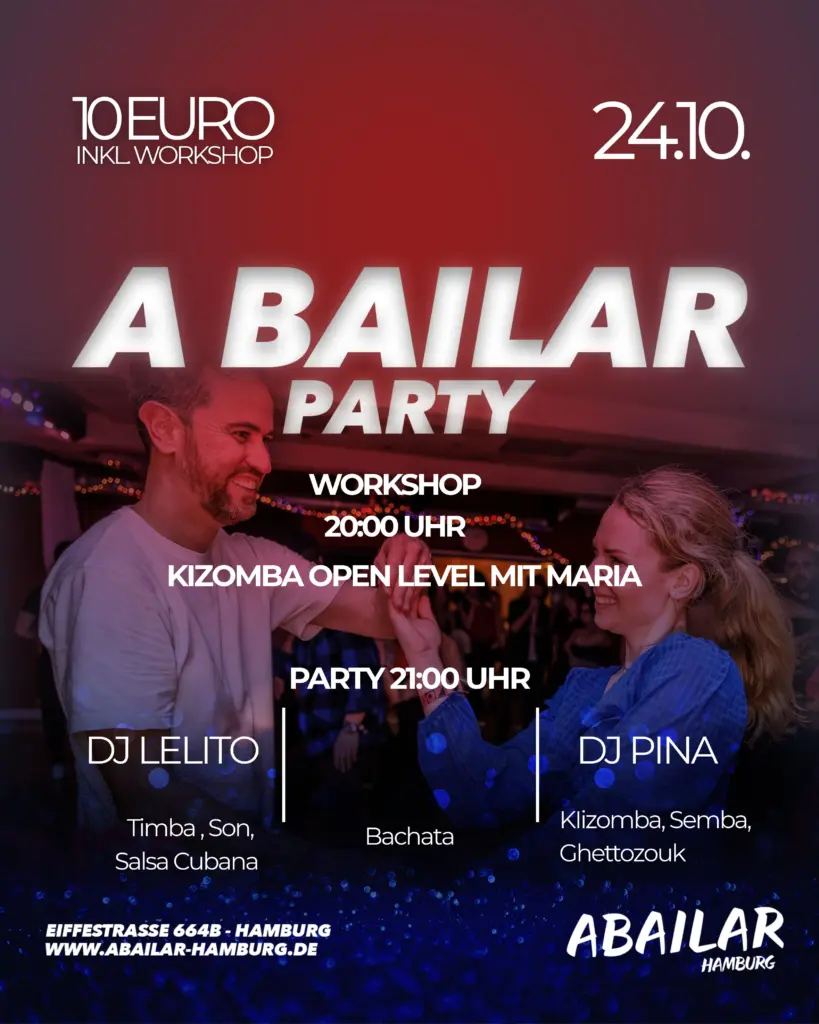 Una festa di Salsa, Bachata e Kizomba