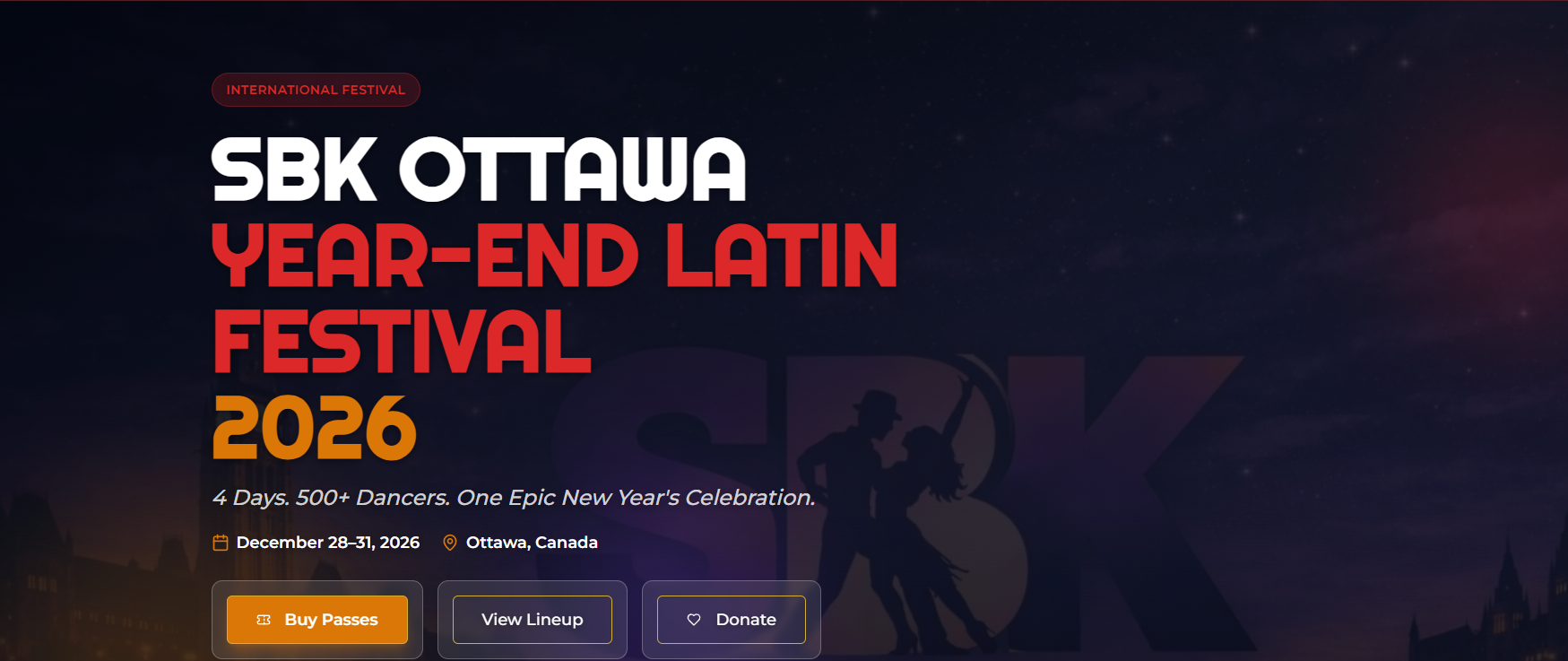 SBK Ottawa Year-End Latin Festival 2026