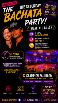 La festa BACHATA del sabato