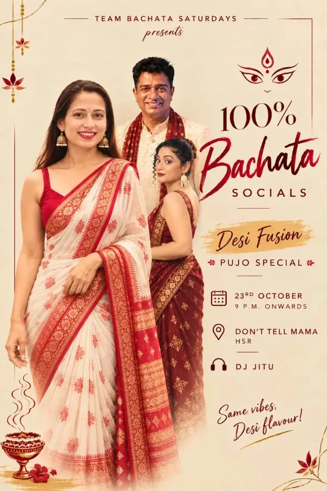 100% Bachata Social Durga Pujo Special