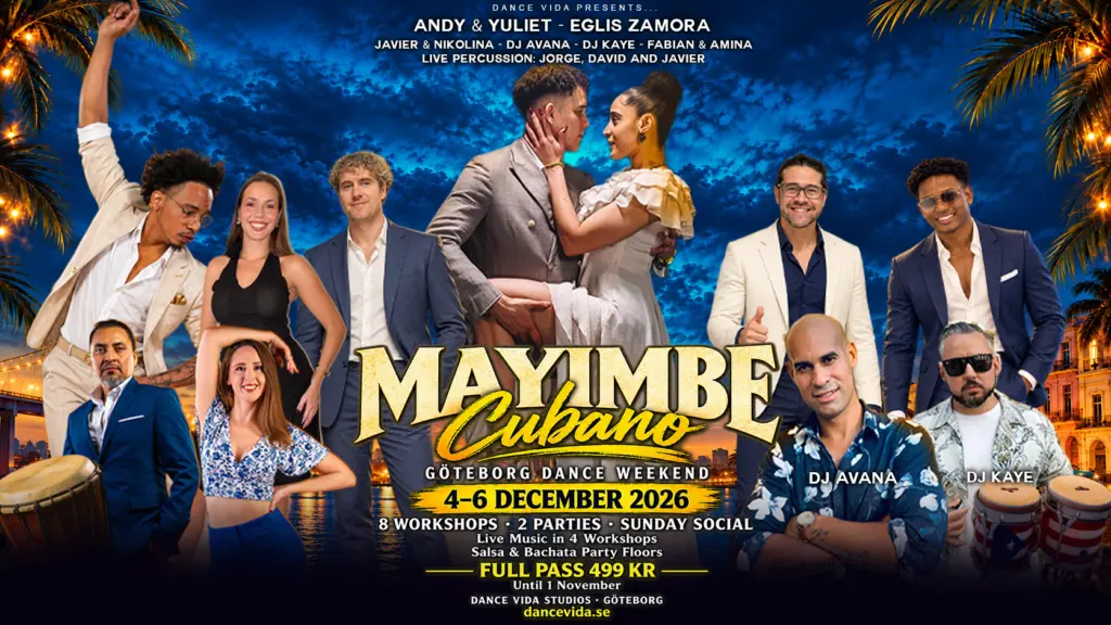 Mayimbe Cubano Week-end de danse à Gothenburg